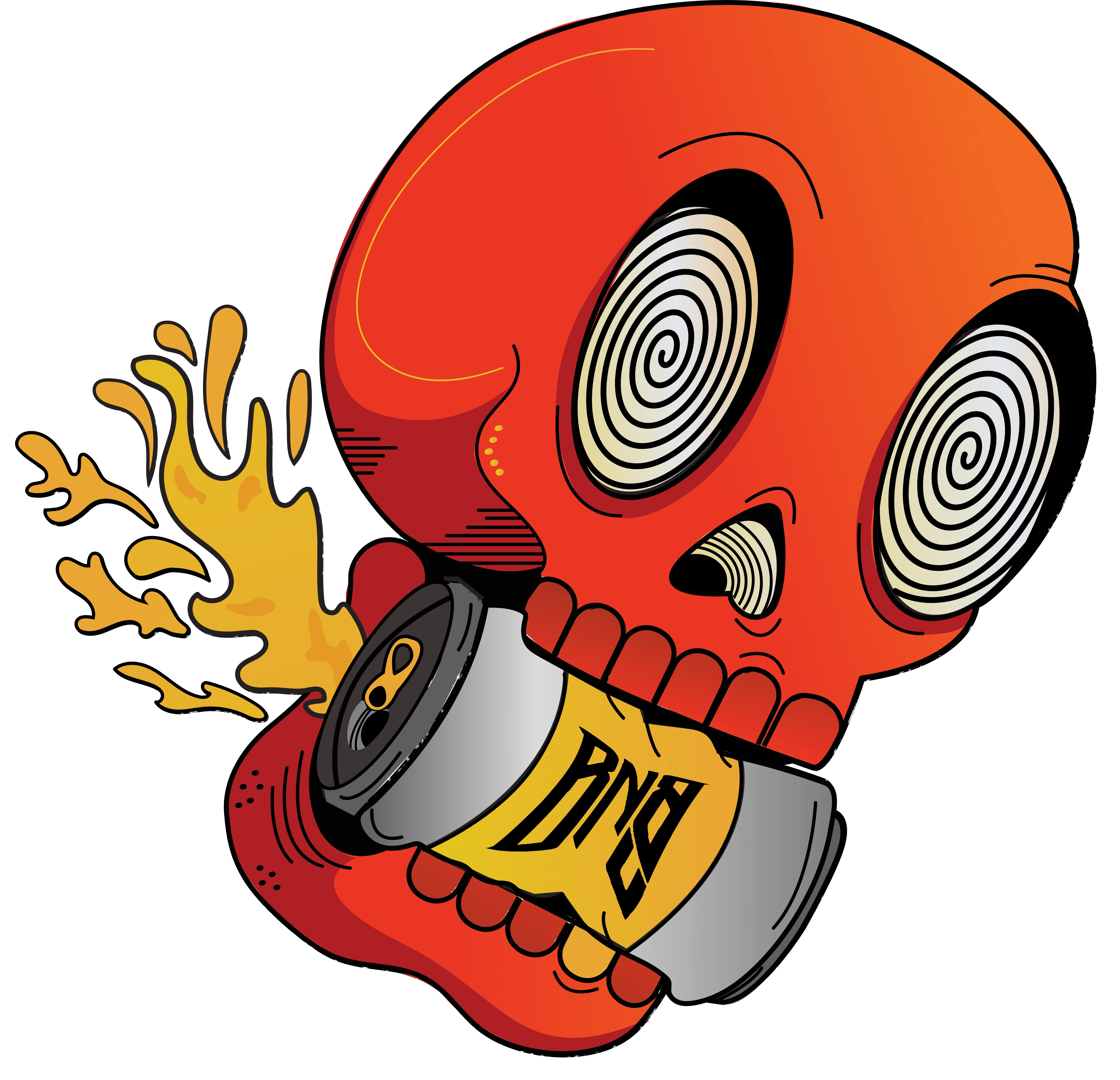 Beer'N'Breakdown Festival Skull Logo